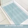 Yolife Non Slip Bath Mat Quick Drain Shower Floor Mat