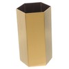 DOITOOL Stainless Steel Hexagonal Pen Holder Minimalist Stationery Organizer Makeup