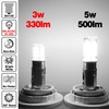 12 Volt BA15S Led Bulbs,1156 1141 6000k Daylight White,DC Bayonet