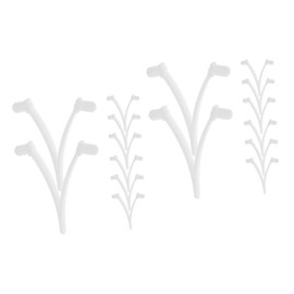 BESPORTBLE 2sets Clips for Pool Vacuum Head Skimmer Easy to Install Leaf Rake Handle Clips for Efficient Cleaning of Swimming Pools and Hot Tubs Durable Replacement Accessories 8pcs*2