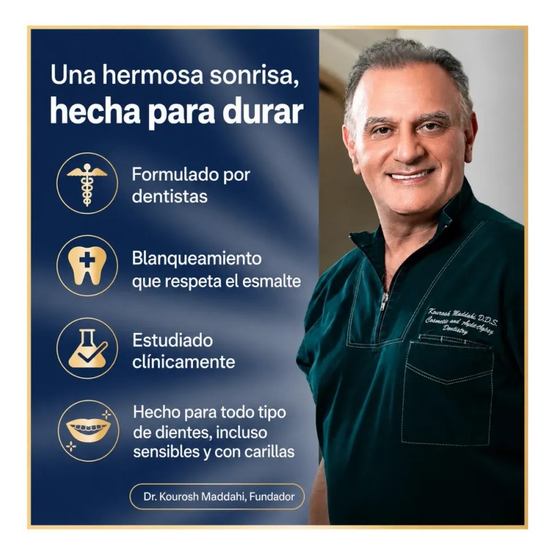 Tiras Blanqueadoras Dientes Lumineux Sin Peróxido 7 Tratami