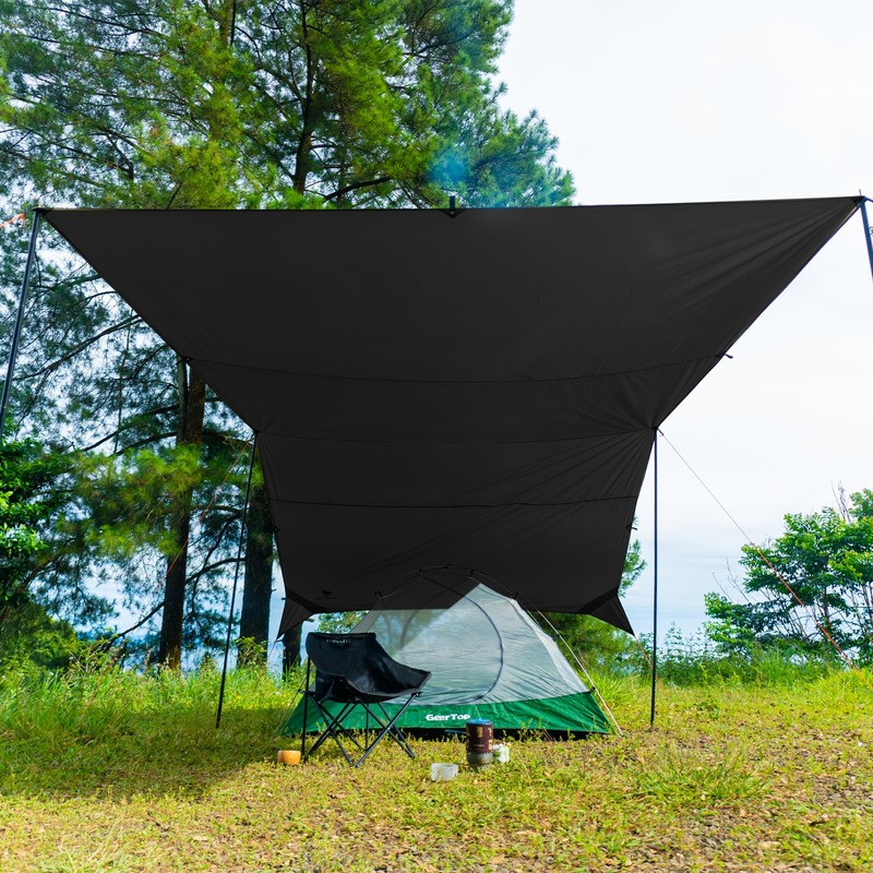GEERTOP Large 17 x 10 ft Tarp Waterproof Portable Hammock