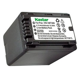 Kastar Battery 1-Pack for Panasonic VW-VBT380 VW-VBL090 and Pansonic HC-V110 V130 V160 V180 HC-V201 V210 V250 HC-V380 HC-V510 V520 V550 HC-V710 V720 V750 V770 HC-VX870 HC-VX981 HC-W580 W850 HC-WXF991