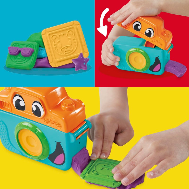 Play-Doh Photo Fun Starter Set, Kids Camera Toy for Pretend
