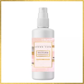 Crown Care Hair Products Lace Tint Spray for Closures Wigs and Frontals: Tan