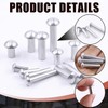 M5*12mm Brazier Head Solid Aluminum Rivets, Pack of 150