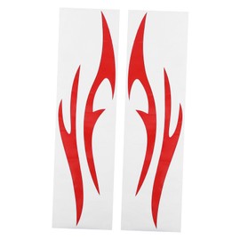iplusmile 2pcs Car Hood Flame Decal with Easy to Apply Car Graphics and Stickers Protects Hood Sticker from Damage for Car Universal