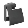Tiger Nomad Toilet Roll Holder, Stainless Steel, Black, 12.5 x