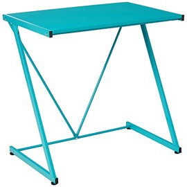 Urban Lifestyle Z-Shaped Student Desk, Aqua