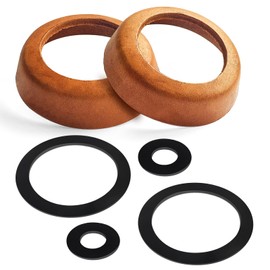 2 Pieces Leather Gasket for Swivel Pump Type 75, Swivel Pump Seals Replacement Parts, Piston Sleeve for Garden Pump Hand Pump Well Pump (Brown)