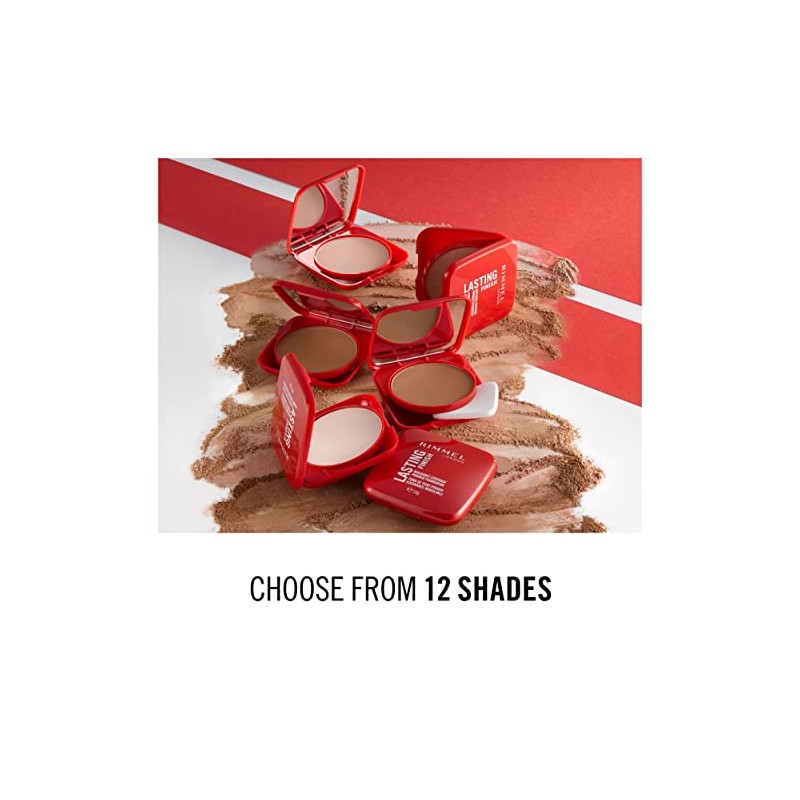 Rimmel Rimmel London Lasting Finish Compact Foundation, 012 Cinnamon, 7g