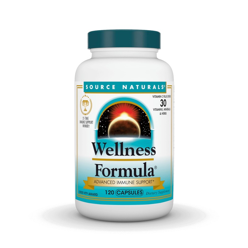 Source Naturals Wellness Formula Bio-Aligned Vitamins & Herbal Defense for