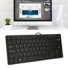 Mini Keyboard Mini Ultra Thin 78 Keys USB Wired Keyboard