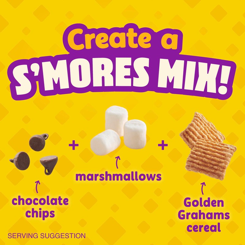 Golden Grahams Breakfast Cereal, Graham Cracker Taste, Made with Whole