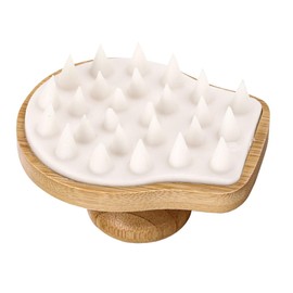 Healeved Cute Scalp Shampoo Brush Scrubber for Deep Cleaning and Hair Growth Soft Bristles for All Hair Types for Shower and Daily Use