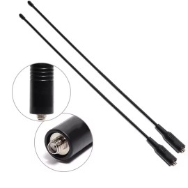 NA-771 Antenna for Longer Talk Range 771 Long Antenna for Baofeng Uv-5r 888s Uv-82 Walkie Talkiecolor: 2pcs black