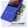 AGPTEK 64GB MP3 Player with Bluetooth 5.3, 1.8 inch Screen