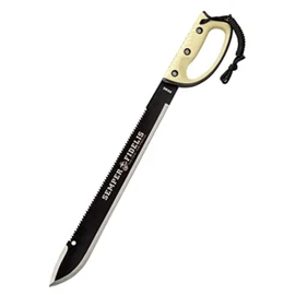 United Cutlery USMC Semper Fi Sawback Machete Knife with Sheath