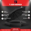 Knirps T.020 Small Manual Pocket Umbrella Black