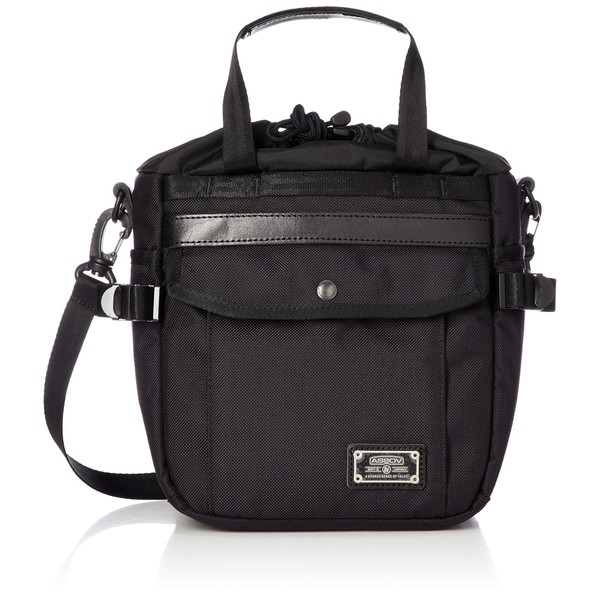ASSOB EXCLUSIVE BALLISTIC NYLON DRAW STRING BAG Shoulder Bag, Black