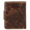 BAGAN 020792 Women's Purse Genuine Leather Brown, brown, Einheitsgröße
