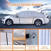 AltoCover Half Car Cover, Windshield Cover for Ice and Snow