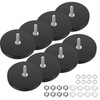 Wukong Rubberised Magnets Diameter 43 mm, Pack of 8 Strong