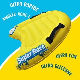 Super Race® | Set of 2 Bodyboards for Children | Inflatable Special Windsurfing Boards | For Better Gliding and More Comfort | Slip'n Slide Water Games 100% Fun | OriginalCup®