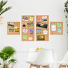 PLULON 6 Pack Cork Bulletin Boards for Wall 12" x