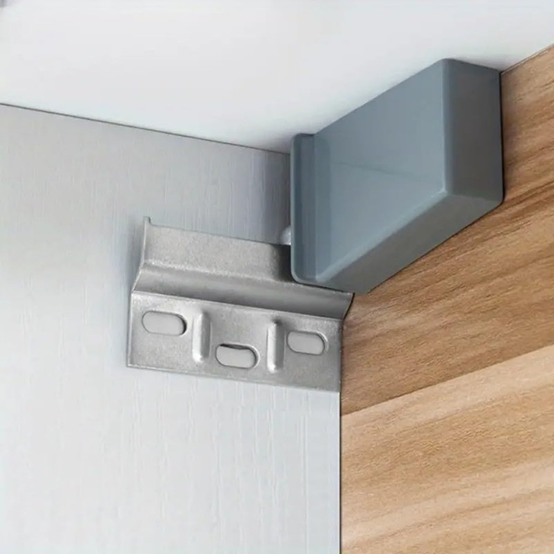 Pack of 8 Metal Support Plates, Cabinet Hanging Rail, Wardrobe