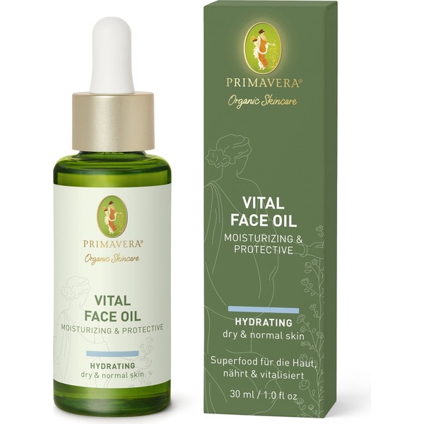 Primavera Moisturizing & Protective Vital Face Oil, 30 ml