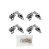LIKERAINY 90Deg Short-arm Inset Blind Corner Hinge Ø 26mm H4