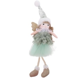 Christmas Angel Ornaments Christmas Tree Hanging Decorations Plush Elf Hanging Ornament Crafts Pendant Funny Dolls Ornament for Xmas Party Home Decor