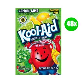 Kool-Aid Kool Aid Lemon Lime Drink Mix, 0.13 Oz (Pack of 48)