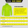 High Visibility Fleece Jacket, Full Zip Stand-Up Collar, Safety Work