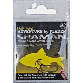 FLADEN Matt Hayes SHAMAN Quality Teflon Coated Barbless MATCH Eyed Fishing Hooks (size 10, 12, 14, 16, 18 & 20) - Ultra Sharp, Silky Smooth & Non Glare (10 hooks - size 12) [14MH-0212]