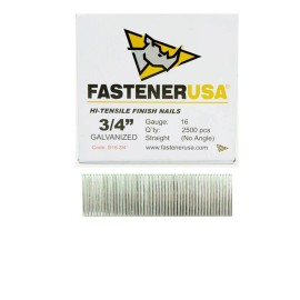 FastenerUSA 3/4" FINISH NAILS 16GA GALV 2,500ct | B16-34