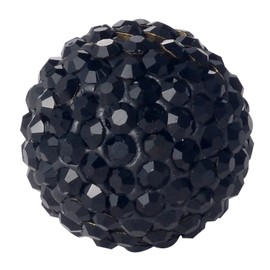 Morella® Ladies’ Angel’s Melody Ball - Cubic Zirconia - Ø 16 mm - Choice of Colours, Base Metal, Black I