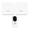 Wireless Doorbell Self Power Long Distance Calling White 52 Music