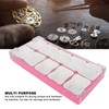 Watch Parts Storage Box 5 Compartments Portable Dustproof Multipurpose Watch