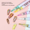 12Pcs 3D Nail Polish Pens 0.5mm Tip Bright Colors Easy