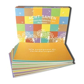 Impuls Training Tools & Schanze Coaching | 32 Mindfulness Cards | 8 Categories | Eight Seeds | According to Daniel Goleman | for Coaching and Counseling