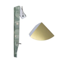 Ideen mit Herz Magnetic Folding Fir Tree Honeycomb Tree Decorative Tree Christmas Advent 17 cm High Diameter 9.5 cm (Design 3)