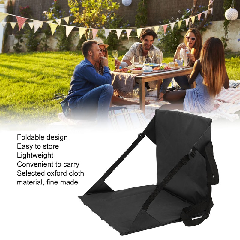 Folding Stadium Seat Lightweight Portable Oxford Cloth Stadium Bleacher Seat