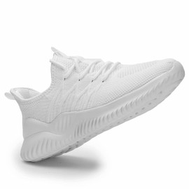 Socviis - Zapatillas de tenis para mujer, para caminar, correr, informales, ligeras, para niñas, Amarillo, 9 US