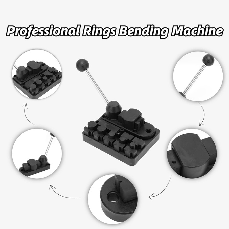 fowinker Ring Bending Tool Set, Jewelry Ring Bender Maker Tool,