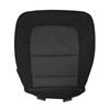 Mievlyo Driver or Passenger Side Bottom Cloth Seat Cover Jet