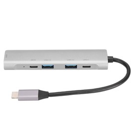 5-in-1 Hub, Type C to Hub 4K X 2K 30Hz TV Projector Video Adapter USB 3.0 2.0 Docking Station