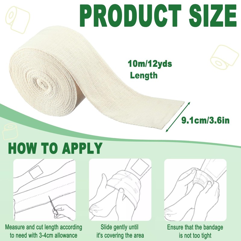 Elastic Tubular Support Bandage, Stockinette Tubing for Arm, Legs, Knees,