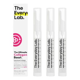 The Everyday Lab The Ultimate Collagen Boost | Colágeno Hidrolizado en Gel para Zonas Íntimas | Pack 3 Aplicadores 8 ml | Biotina y Ácido Hialurónico | 99% de Absorción Sin Pastillas